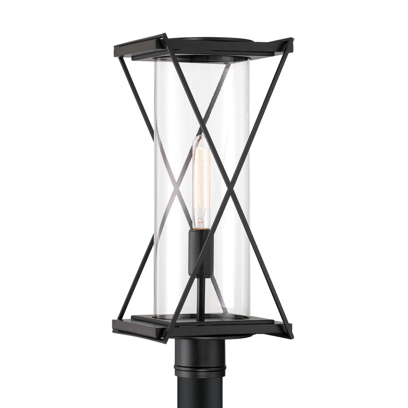 One Light Outdoor Post Mount<br /><span style="color:#4AB0CE;">Entrega: 4-10 dias en USA</span><br /><span style="color:#4AB0CE;font-size:60%;">PREGUNTE POR ENTREGA EN PANAMA</span><br />Collection: Rockhill<br />Finish: Dark Matte Black