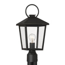 One Light Outdoor Post Mount<br /><span style="color:#4AB0CE;">Entrega: 4-10 dias en USA</span><br /><span style="color:#4AB0CE;font-size:60%;">PREGUNTE POR ENTREGA EN PANAMA</span><br />Collection: Parkside<br />Finish: Sand Coal Black