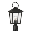 One Light Outdoor Post Mount<br /><span style="color:#4AB0CE;">Entrega: 4-10 dias en USA</span><br /><span style="color:#4AB0CE;font-size:60%;">PREGUNTE POR ENTREGA EN PANAMA</span><br />Collection: Parkside<br />Finish: Sand Coal Black
