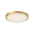 LED Flush Mount<br /><span style="color:#4AB0CE;">Entrega: 4-10 dias en USA</span><br /><span style="color:#4AB0CE;font-size:60%;">PREGUNTE POR ENTREGA EN PANAMA</span><br />Collection: Floyd<br />Finish: Brushed Gold
