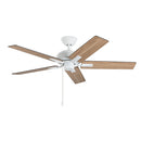 52"Ceiling Fan<br /><span style="color:#4AB0CE;">Entrega: 4-10 dias en USA</span><br /><span style="color:#4AB0CE;font-size:60%;">PREGUNTE POR ENTREGA EN PANAMA</span><br />Collection: Erikson<br />Finish: White