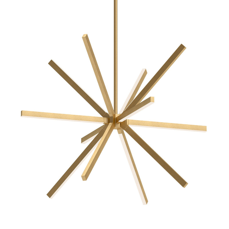 Kuzco Lighting - CH14348-BG-UNV-010 - LED Chandelier - Sirius - Brushed Gold