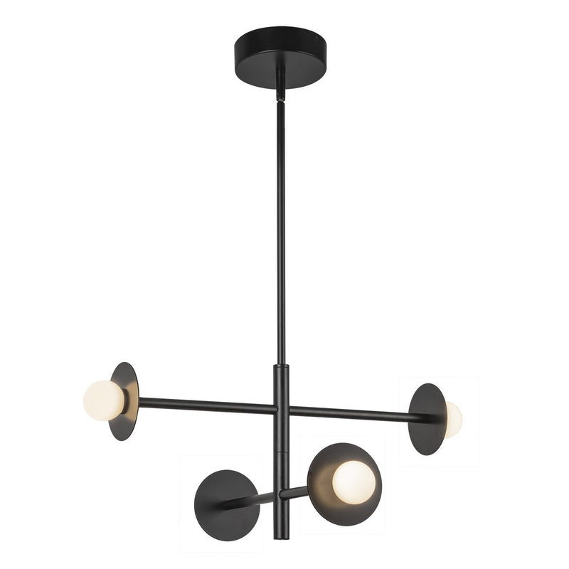 LED Chandelier<br /><span style="color:#4AB0CE;">Entrega: 4-10 dias en USA</span><br /><span style="color:#4AB0CE;font-size:60%;">PREGUNTE POR ENTREGA EN PANAMA</span><br />Collection: Elixir<br />Finish: Black