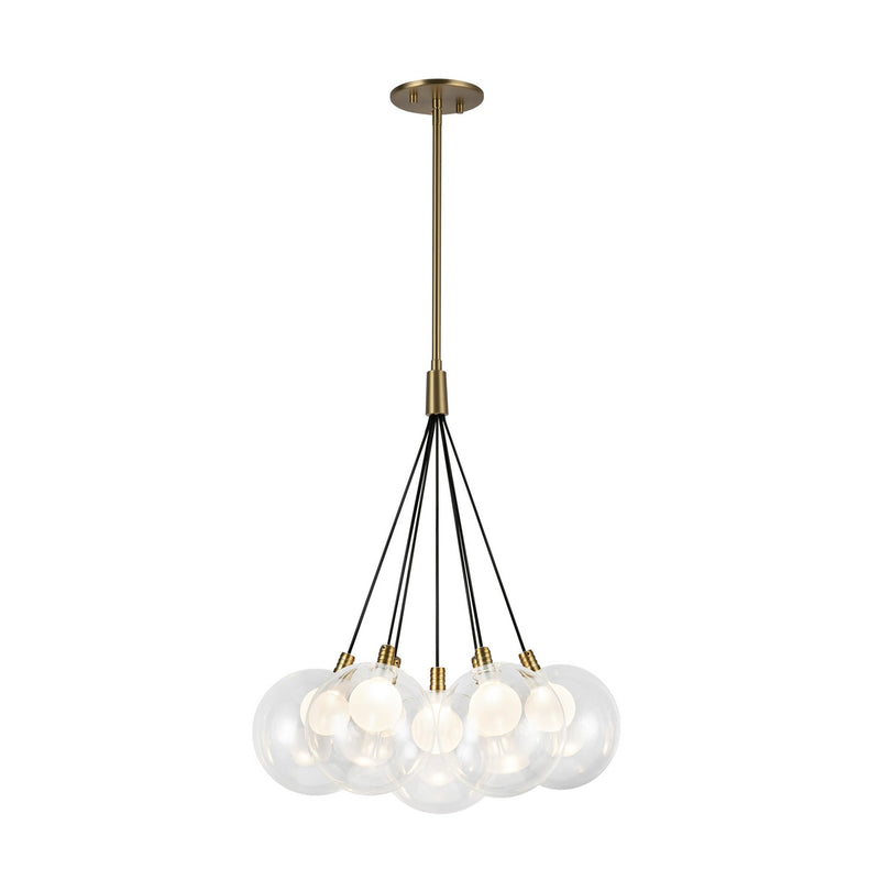 LED Chandelier<br /><span style="color:#4AB0CE;">Entrega: 4-10 dias en USA</span><br /><span style="color:#4AB0CE;font-size:60%;">PREGUNTE POR ENTREGA EN PANAMA</span><br />Collection: Bolla<br />Finish: Brushed Gold