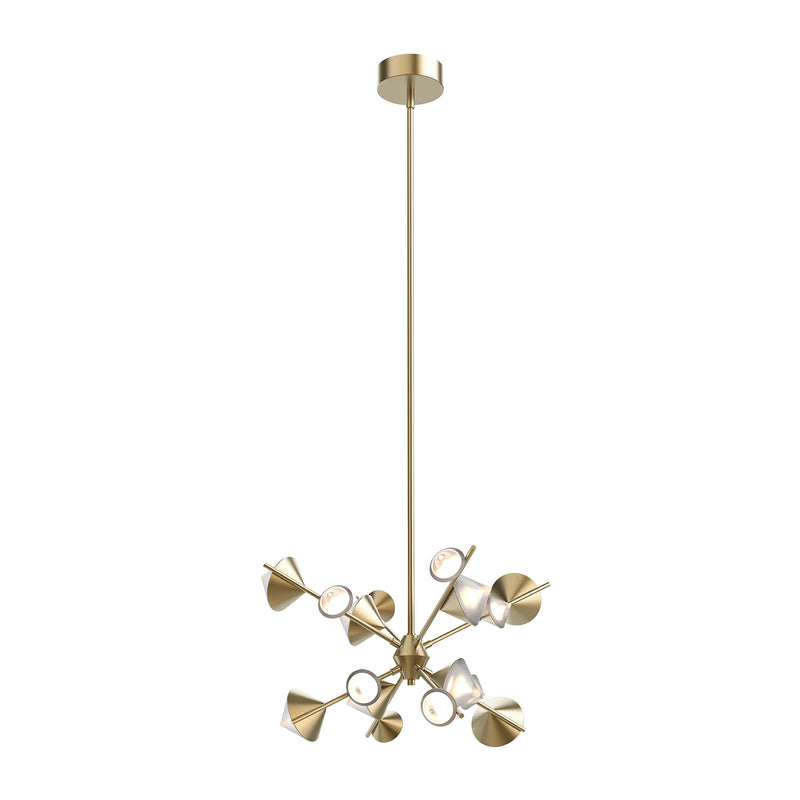 LED Pendant<br /><span style="color:#4AB0CE;">Entrega: 4-10 dias en USA</span><br /><span style="color:#4AB0CE;font-size:60%;">PREGUNTE POR ENTREGA EN PANAMA</span><br />Collection: Geode<br />Finish: Brushed Gold