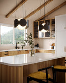 Kuzco Lighting - CH59810-CH/OP - One Light Chandelier - Ciel - Chrome/Opal Glass