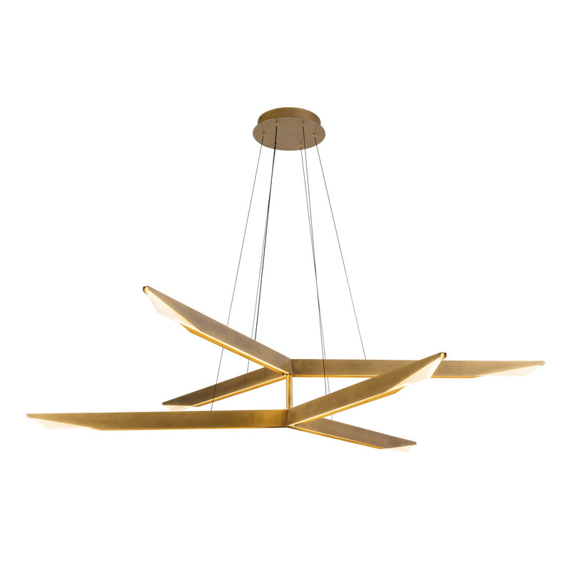LED Chandelier<br /><span style="color:#4AB0CE;">Entrega: 5-6 semanas en USA</span><br /><span style="color:#4AB0CE;font-size:60%;">PREGUNTE POR ENTREGA EN PANAMA</span><br />Collection: Tachi<br />Finish: Vintage Brass