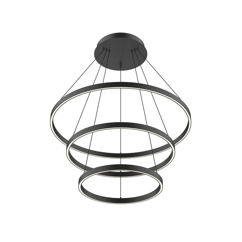 Kuzco Lighting - CH87932-BK-UNV-010 - LED Chandelier - Cerchio - Black