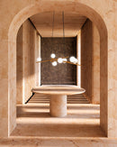 Kuzco Lighting - CH89854-BG/GO-UNV - LED Chandelier - Amara - Brushed Gold/Glossy Opal Glass