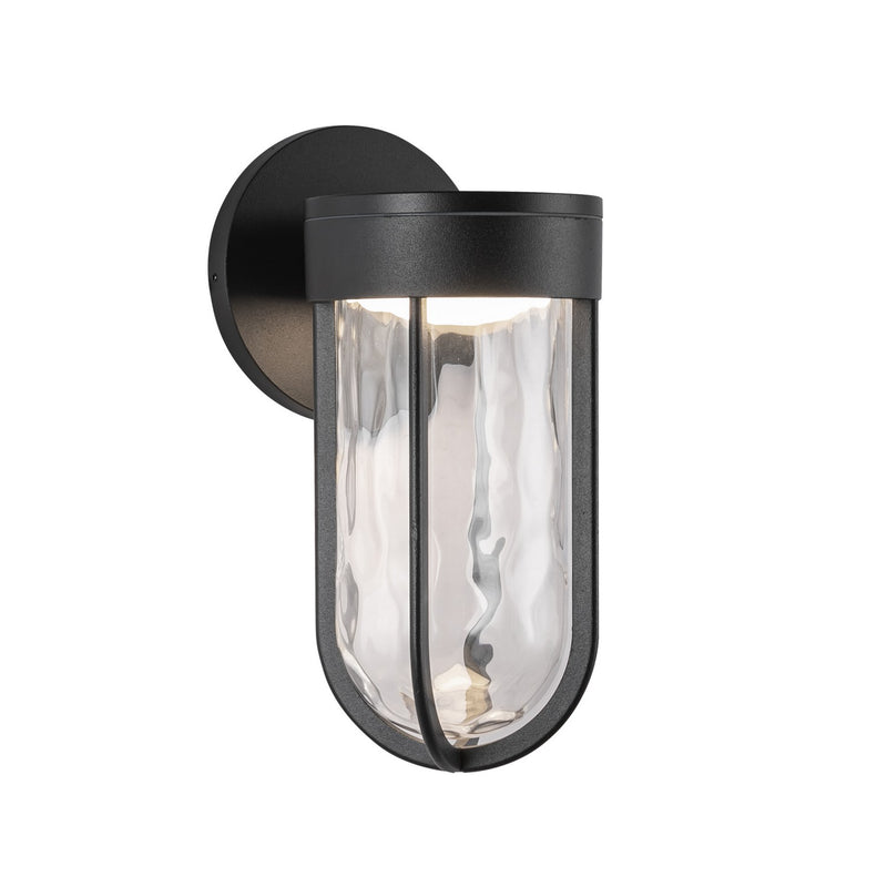 LED Exterior Wall Sconce<br /><span style="color:#4AB0CE;">Entrega: 4-10 dias en USA</span><br /><span style="color:#4AB0CE;font-size:60%;">PREGUNTE POR ENTREGA EN PANAMA</span><br />Collection: Davy<br />Finish: Black