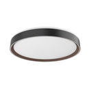 Kuzco Lighting - FM43920-BK/WT-5CCT - LED Flush Mount - Essex - Black/Walnut