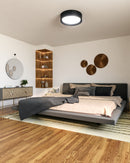 LED Flush Mount<br /><span style="color:#4AB0CE;">Entrega: 4-10 dias en USA</span><br /><span style="color:#4AB0CE;font-size:60%;">PREGUNTE POR ENTREGA EN PANAMA</span><br />Collection: Dalton<br />Finish: Black