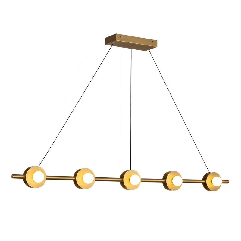 LED Linear Pendant<br /><span style="color:#4AB0CE;">Entrega: 4-10 dias en USA</span><br /><span style="color:#4AB0CE;font-size:60%;">PREGUNTE POR ENTREGA EN PANAMA</span><br />Collection: Elixir<br />Finish: Brushed Gold