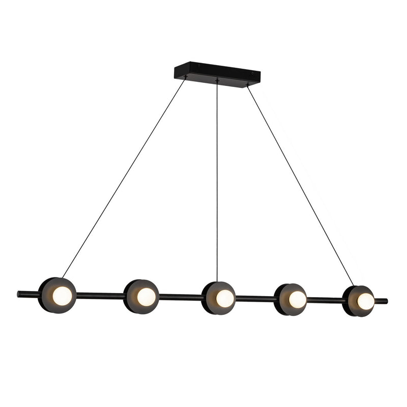 LED Linear Pendant<br /><span style="color:#4AB0CE;">Entrega: 4-10 dias en USA</span><br /><span style="color:#4AB0CE;font-size:60%;">PREGUNTE POR ENTREGA EN PANAMA</span><br />Collection: Elixir<br />Finish: Black