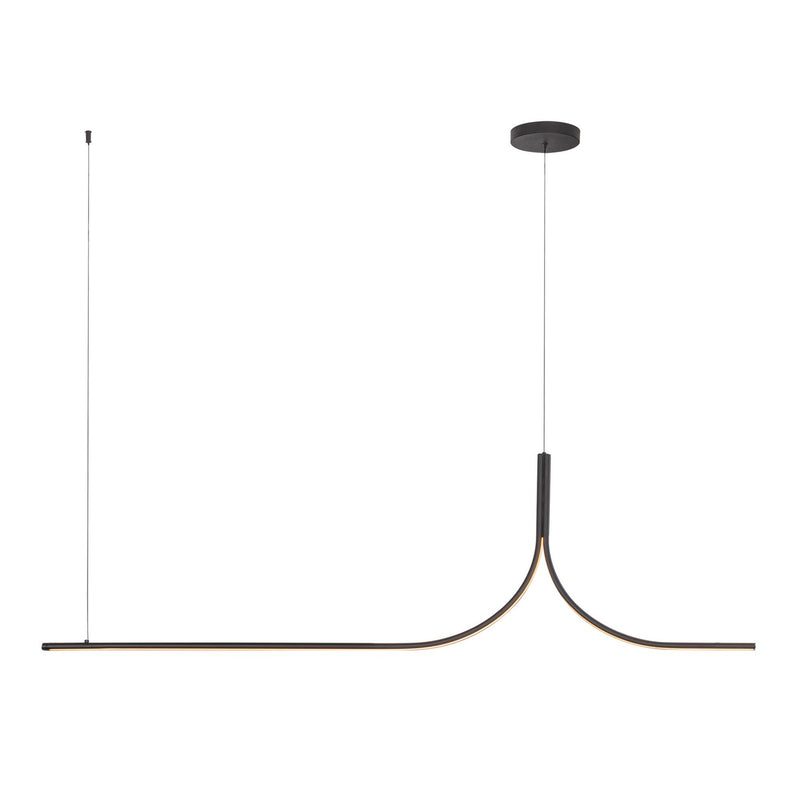 LED Linear Pendant<br /><span style="color:#4AB0CE;">Entrega: 4-10 dias en USA</span><br /><span style="color:#4AB0CE;font-size:60%;">PREGUNTE POR ENTREGA EN PANAMA</span><br />Collection: Thread<br />Finish: Black