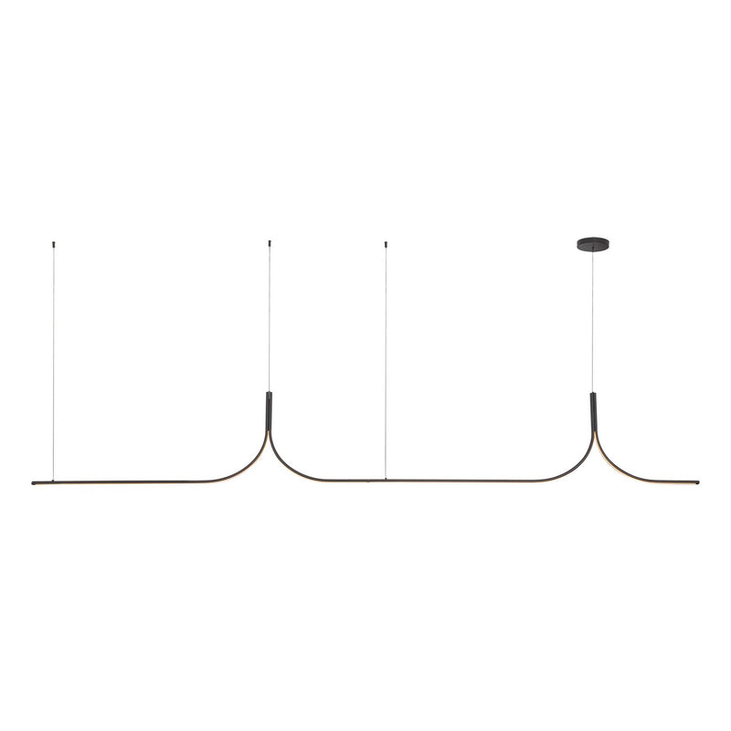 LED Linear Pendant<br /><span style="color:#4AB0CE;">Entrega: 4-10 dias en USA</span><br /><span style="color:#4AB0CE;font-size:60%;">PREGUNTE POR ENTREGA EN PANAMA</span><br />Collection: Thread<br />Finish: Black