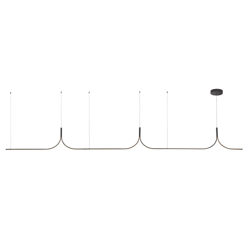 LED Linear Pendant<br /><span style="color:#4AB0CE;">Entrega: 4-10 dias en USA</span><br /><span style="color:#4AB0CE;font-size:60%;">PREGUNTE POR ENTREGA EN PANAMA</span><br />Collection: Thread<br />Finish: Black