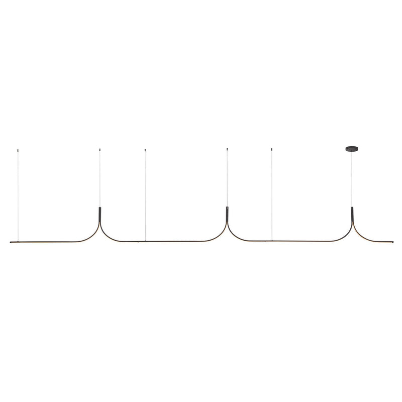 LED Linear Pendant<br /><span style="color:#4AB0CE;">Entrega: 4-10 dias en USA</span><br /><span style="color:#4AB0CE;font-size:60%;">PREGUNTE POR ENTREGA EN PANAMA</span><br />Collection: Thread<br />Finish: Black