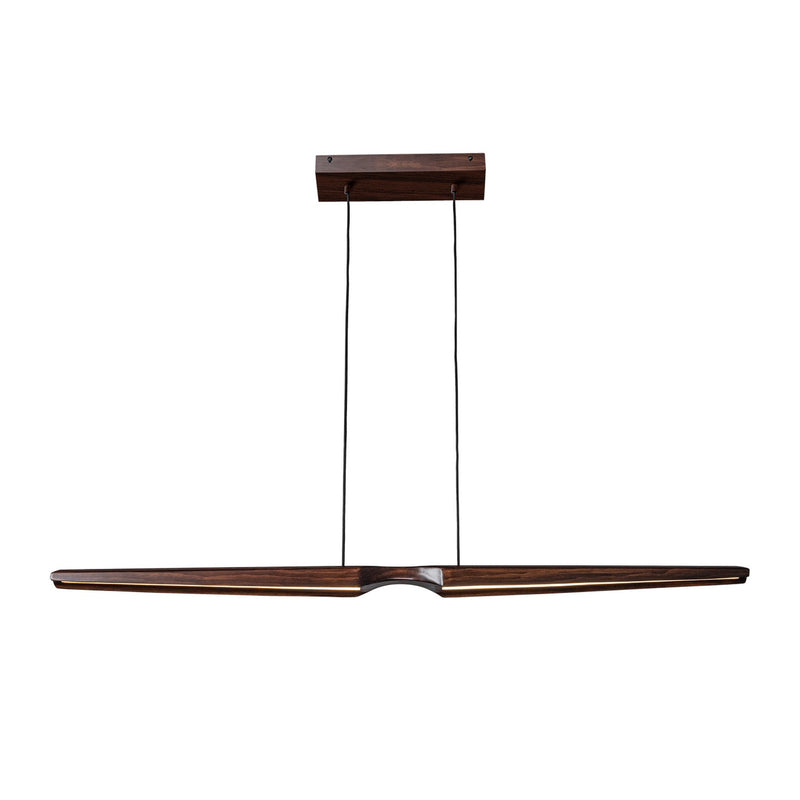 LED Linear Pendant<br /><span style="color:#4AB0CE;">Entrega: 1-2 semanas en USA</span><br /><span style="color:#4AB0CE;font-size:60%;">PREGUNTE POR ENTREGA EN PANAMA</span><br />Collection: Dakota<br />Finish: Walnut