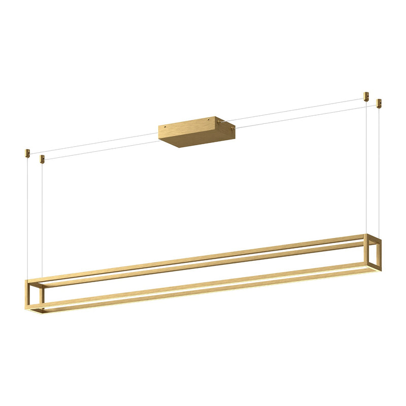 Kuzco Lighting - LP45560-BG-UNV - LED Linear Pendant - Plaza - Brushed Gold