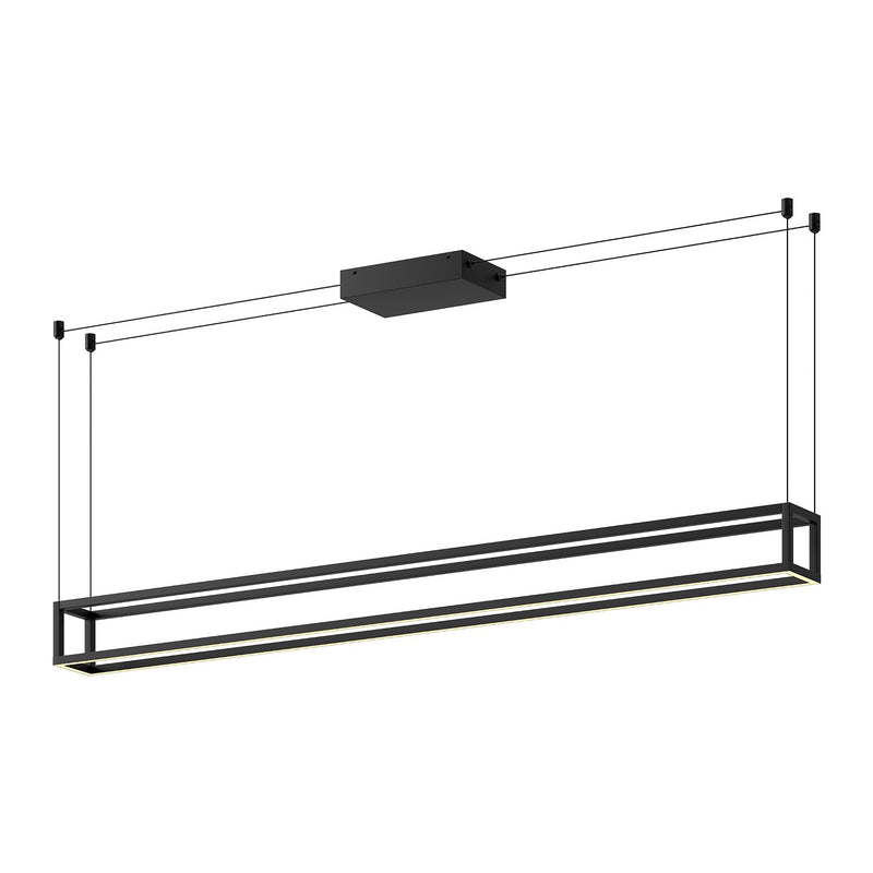 LED Linear Pendant<br /><span style="color:#4AB0CE;">Entrega: 4-10 dias en USA</span><br /><span style="color:#4AB0CE;font-size:60%;">PREGUNTE POR ENTREGA EN PANAMA</span><br />Collection: Plaza<br />Finish: Black