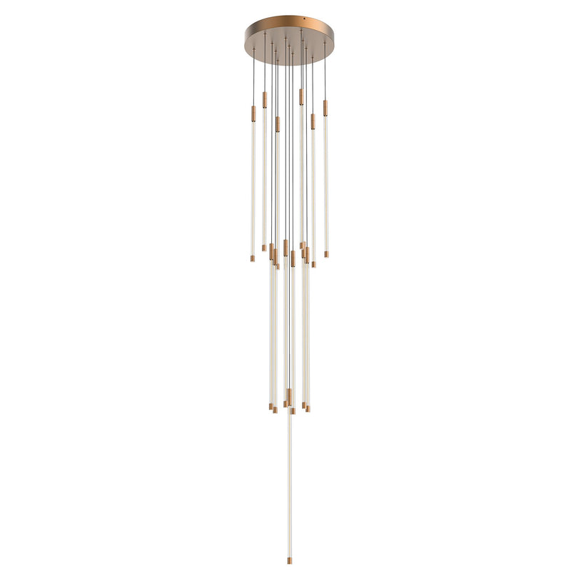 Kuzco Lighting - MP75127-BG-UNV-010 - LED Pendant - Motif - Brushed Gold
