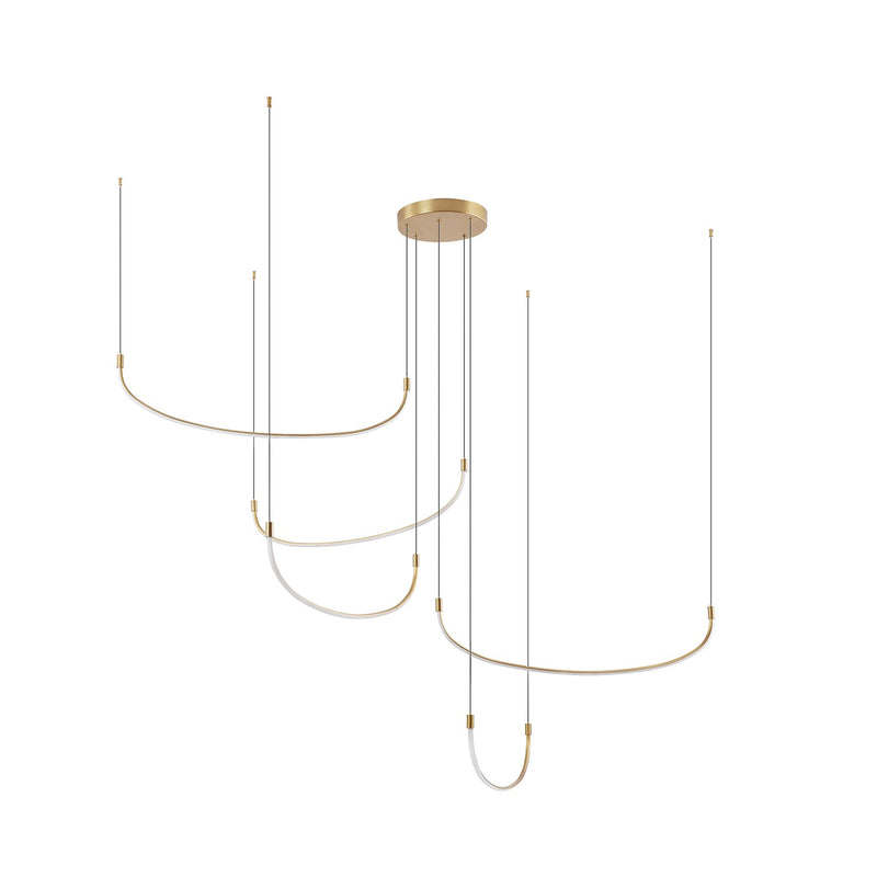 Kuzco Lighting - MP89570-BG-UNV - LED Pendant - Talis - Brushed Gold