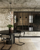 Kuzco Lighting - PD29226-BK-UNV - LED Pendant - Script - Black