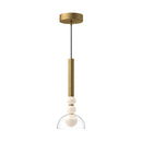 Kuzco Lighting - PD30502-BG/CL-UNV - LED Pendant - Rise - Brushed Gold/Clear