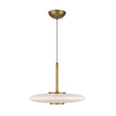 LED Pendant<br /><span style="color:#4AB0CE;">Entrega: 4-10 dias en USA</span><br /><span style="color:#4AB0CE;font-size:60%;">PREGUNTE POR ENTREGA EN PANAMA</span><br />Collection: Kyoto<br />Finish: Vintage Brass/Glossy Opal Glass