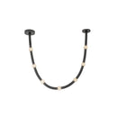 LED Pendant<br /><span style="color:#4AB0CE;">Entrega: 4-10 dias en USA</span><br /><span style="color:#4AB0CE;font-size:60%;">PREGUNTE POR ENTREGA EN PANAMA</span><br />Collection: Corda<br />Finish: Black/Opal Glass