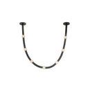 LED Pendant<br /><span style="color:#4AB0CE;">Entrega: 4-10 dias en USA</span><br /><span style="color:#4AB0CE;font-size:60%;">PREGUNTE POR ENTREGA EN PANAMA</span><br />Collection: Corda<br />Finish: Black/Opal Glass