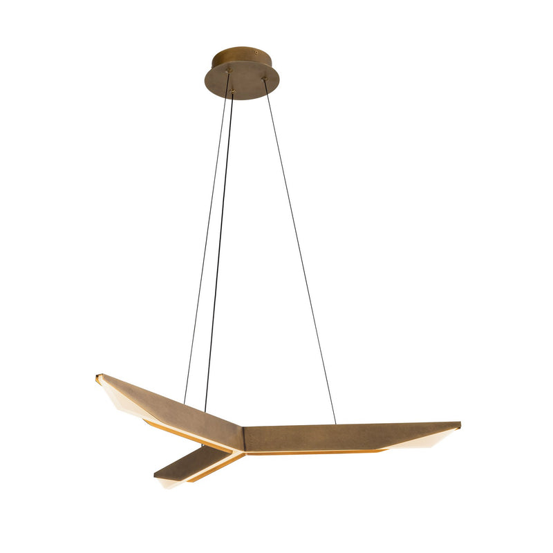 LED Pendant<br /><span style="color:#4AB0CE;">Entrega: 4-10 dias en USA</span><br /><span style="color:#4AB0CE;font-size:60%;">PREGUNTE POR ENTREGA EN PANAMA</span><br />Collection: Tachi<br />Finish: Vintage Brass