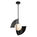 LED Pendant<br /><span style="color:#4AB0CE;">Entrega: 4-10 dias en USA</span><br /><span style="color:#4AB0CE;font-size:60%;">PREGUNTE POR ENTREGA EN PANAMA</span><br />Collection: Scorpio<br />Finish: Glossy Black/Opal Glass