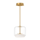 Kuzco Lighting - PD70610-CL/BG-UNV - LED Pendant - Enkel - Clear/Brushed Gold