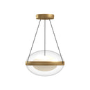 Kuzco Lighting - PD76312-BG/OP-UNV - LED Pendant - Virgo - Brushed Gold/Opal Glass