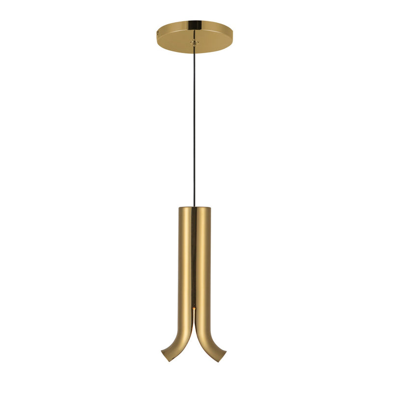 LED Pendant<br /><span style="color:#4AB0CE;">Entrega: 4-10 dias en USA</span><br /><span style="color:#4AB0CE;font-size:60%;">PREGUNTE POR ENTREGA EN PANAMA</span><br />Collection: Husk<br />Finish: Metallic Brass