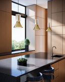 Kuzco Lighting - PD94108-GBK/CC-UNV - LED Pendant - Floe - Glossy Black/Clear Crystal