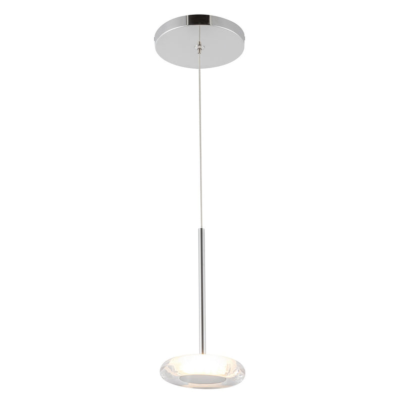 LED Pendant<br /><span style="color:#4AB0CE;">Entrega: 4-10 dias en USA</span><br /><span style="color:#4AB0CE;font-size:60%;">PREGUNTE POR ENTREGA EN PANAMA</span><br />Collection: Stephord<br />Finish: Chrome/Clear Glass