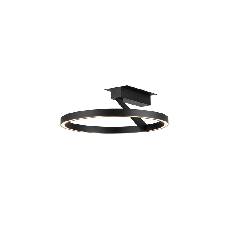LED Semi-Flush Mount<br /><span style="color:#4AB0CE;">Entrega: 4-10 dias en USA</span><br /><span style="color:#4AB0CE;font-size:60%;">PREGUNTE POR ENTREGA EN PANAMA</span><br />Collection: Roda<br />Finish: Black