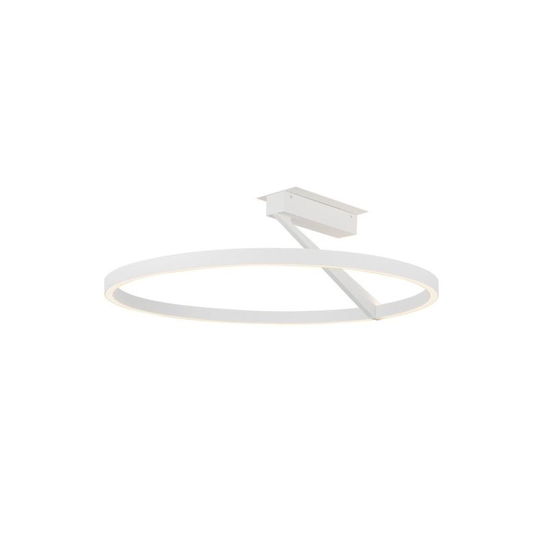 LED Semi-Flush Mount<br /><span style="color:#4AB0CE;">Entrega: 4-10 dias en USA</span><br /><span style="color:#4AB0CE;font-size:60%;">PREGUNTE POR ENTREGA EN PANAMA</span><br />Collection: Roda<br />Finish: White