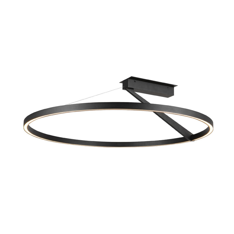 LED Semi-Flush Mount<br /><span style="color:#4AB0CE;">Entrega: 4-10 dias en USA</span><br /><span style="color:#4AB0CE;font-size:60%;">PREGUNTE POR ENTREGA EN PANAMA</span><br />Collection: Roda<br />Finish: Black