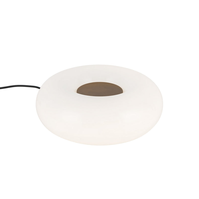 LED Table Lamp<br /><span style="color:#4AB0CE;">Entrega: 4-10 dias en USA</span><br /><span style="color:#4AB0CE;font-size:60%;">PREGUNTE POR ENTREGA EN PANAMA</span><br />Collection: Nimbus<br />Finish: Vintage Brass/Opal Glass