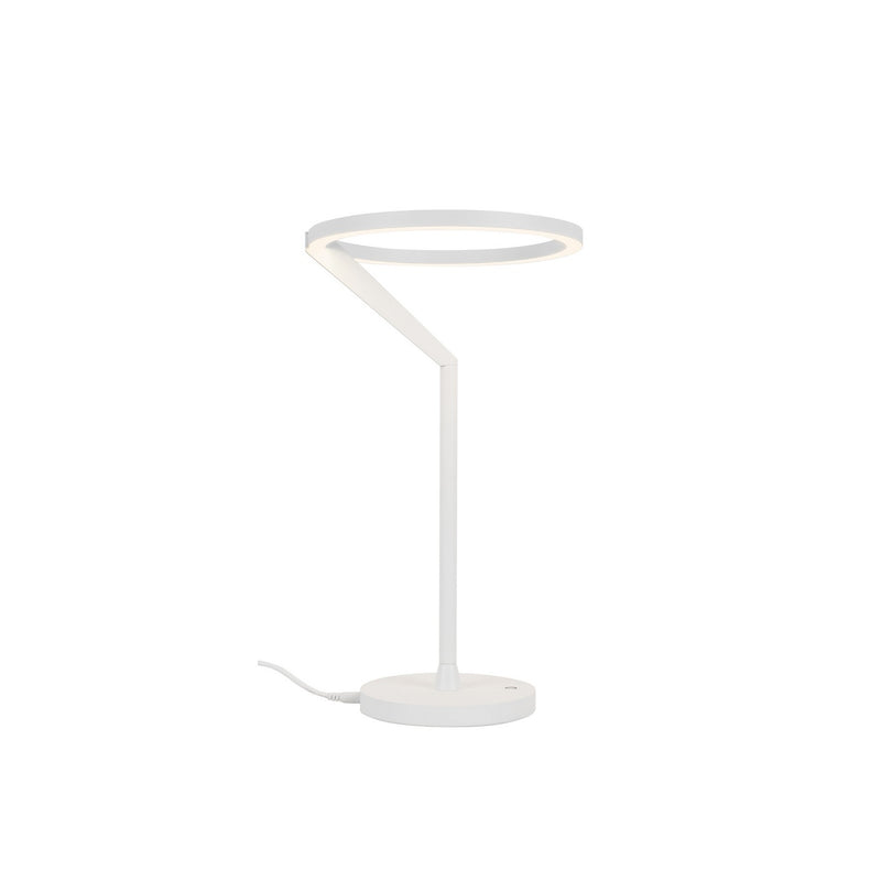 LED Table Lamp<br /><span style="color:#4AB0CE;">Entrega: 4-10 dias en USA</span><br /><span style="color:#4AB0CE;font-size:60%;">PREGUNTE POR ENTREGA EN PANAMA</span><br />Collection: Roda<br />Finish: White