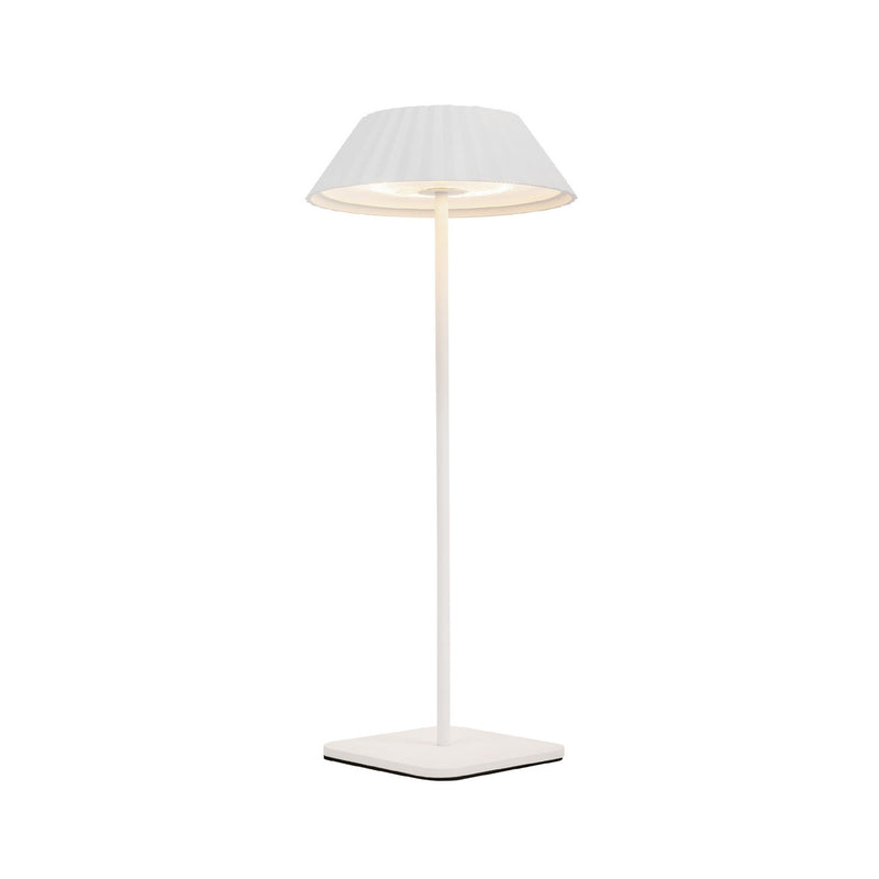 LED Table Lamp<br /><span style="color:#4AB0CE;">Entrega: 4-10 dias en USA</span><br /><span style="color:#4AB0CE;font-size:60%;">PREGUNTE POR ENTREGA EN PANAMA</span><br />Collection: Pela<br />Finish: White