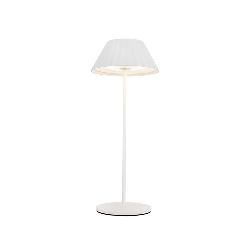 LED Table Lamp<br /><span style="color:#4AB0CE;">Entrega: 4-10 dias en USA</span><br /><span style="color:#4AB0CE;font-size:60%;">PREGUNTE POR ENTREGA EN PANAMA</span><br />Collection: Zola<br />Finish: White