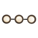 LED Vanity<br /><span style="color:#4AB0CE;">Entrega: 4-10 dias en USA</span><br /><span style="color:#4AB0CE;font-size:60%;">PREGUNTE POR ENTREGA EN PANAMA</span><br />Collection: Cleo<br />Finish: Black/Opal Glass