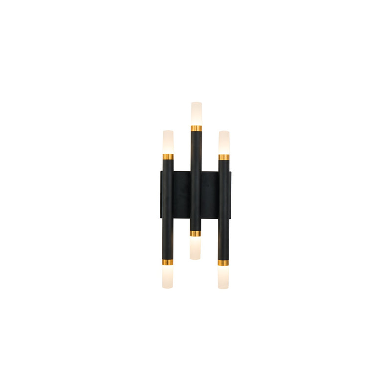 Kuzco Lighting - WS19707-BK-UNV - LED Wall Sconce - Draven - Black