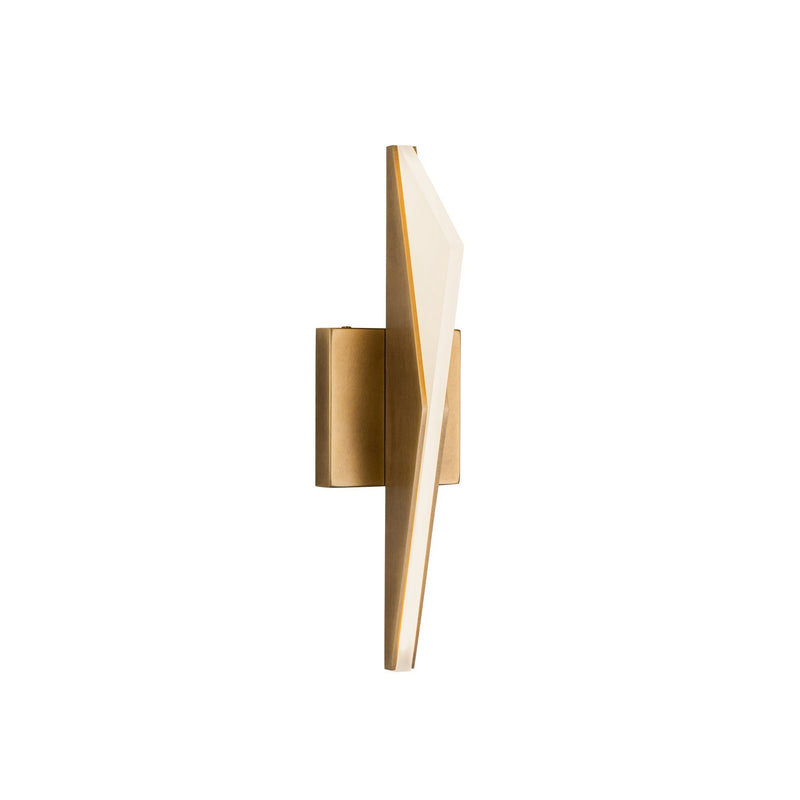 LED Wall Sconce<br /><span style="color:#4AB0CE;">Entrega: 4-10 dias en USA</span><br /><span style="color:#4AB0CE;font-size:60%;">PREGUNTE POR ENTREGA EN PANAMA</span><br />Collection: Tachi<br />Finish: Vintage Brass