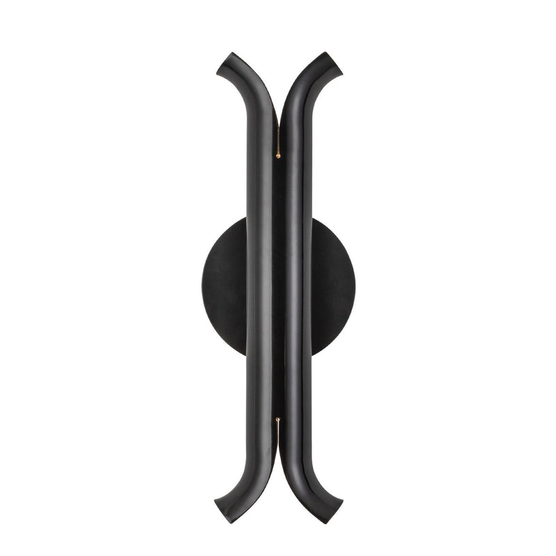 LED Wall Sconce<br /><span style="color:#4AB0CE;">Entrega: 4-10 dias en USA</span><br /><span style="color:#4AB0CE;font-size:60%;">PREGUNTE POR ENTREGA EN PANAMA</span><br />Collection: Husk<br />Finish: Glossy Black